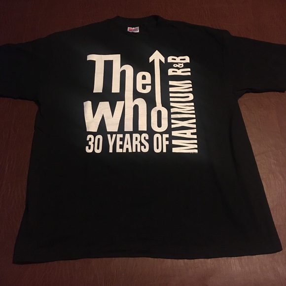 Vtg The Who 30th Anniversary Band Tee XL - Picture 1 of 5